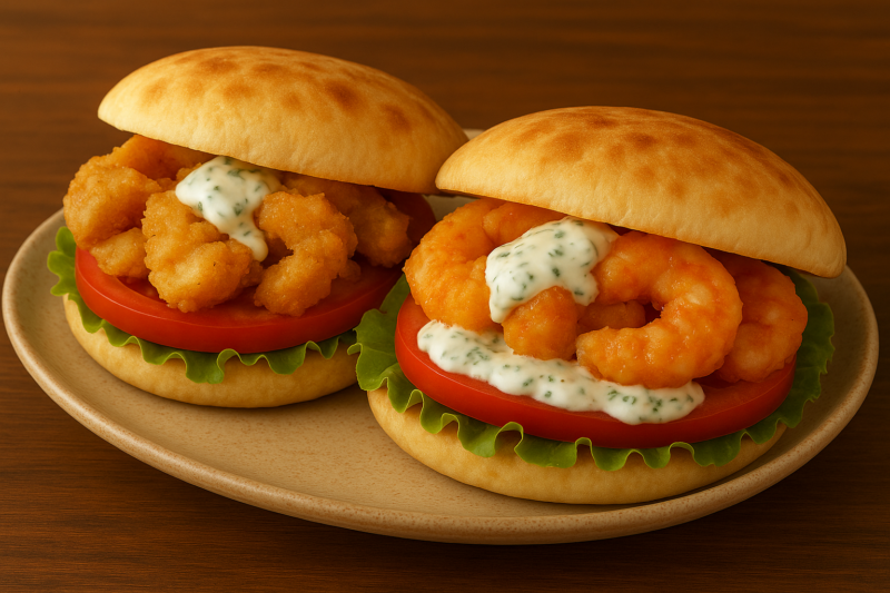 Calmary and Shrimp Combo