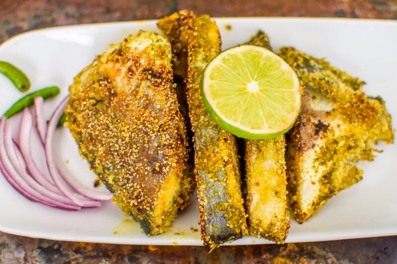 Pomfret fish fillet